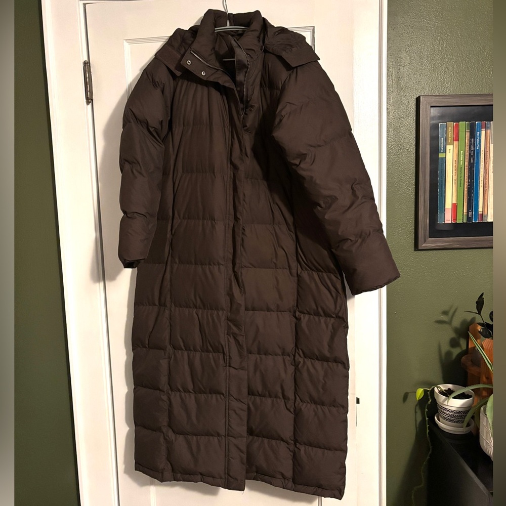 L.L. Bean Popham Brown Puffer Coat